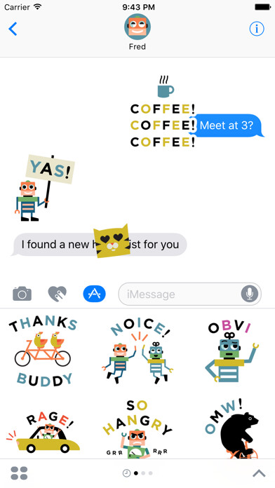 Emulate iPhone app Fossil Stickers using MyAndroid Emulate iPhone app Fossil Stickers using MyAndroid