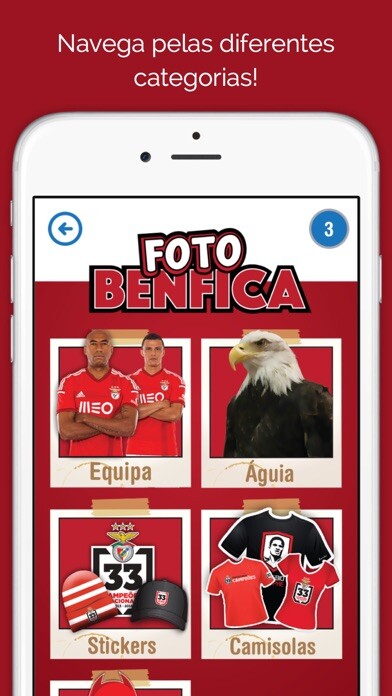 Emulate iPhone app Foto Benfica using MyAndroid Emulate iPhone app Foto Benfica using MyAndroid