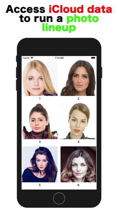 Emulate iPhone app Foto Lineup View using MyAndroid
