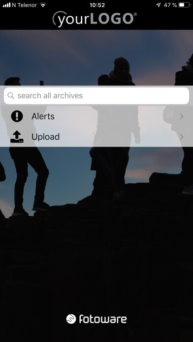 Emulate iPhone app FotoWare (Legacy) using MyAndroid