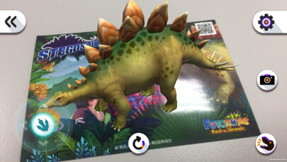 Emulate iPhone app FotozoneAR:Back to Jurassic using MyAndroid
