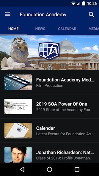 Emulate iPhone app Foundation Academy WG using MyAndroid Emulate iPhone app Foundation Academy WG using MyAndroid
