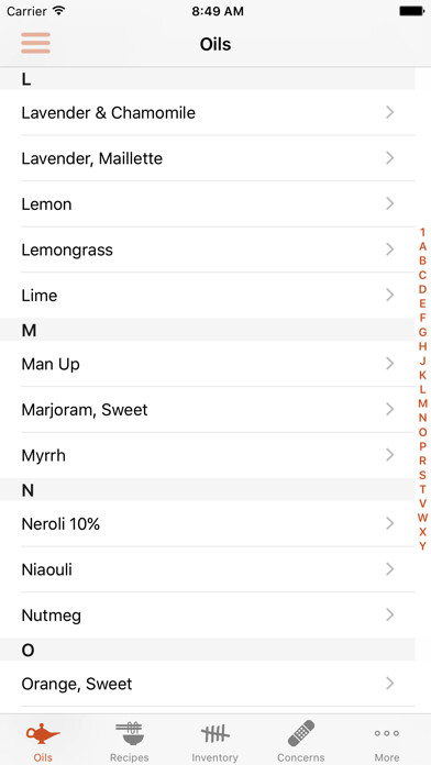Emulate iPhone app Foundational Aromatherapy using MyAndroid Emulate iPhone app Foundational Aromatherapy using MyAndroid