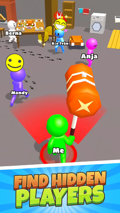 Emulate iPhone app Found you !! - Hide and Seek using MyAndroid