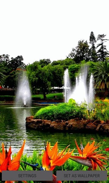 Emulate Android APK Fountains Beauty Live Wallpaper