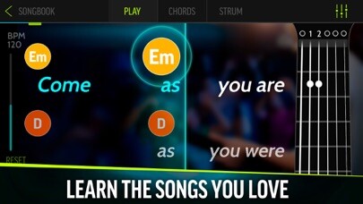 Emulate iPhone app FourChords Guitar Songbook using MyAndroid