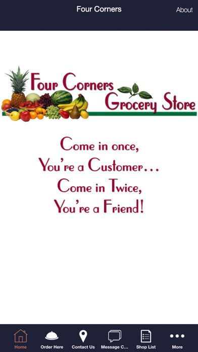 Emulate iPhone app Four Corners Grocery Store using MyAndroid Emulate iPhone app Four Corners Grocery Store using MyAndroid