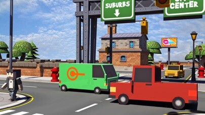Emulate iPhone app Four Cross traffic racer simulator using MyAndroid