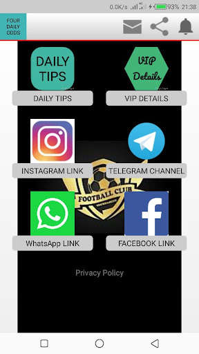 Run android online APK Four Daily Odds from MyAndroid or emulate Four Daily Odds using MyAndroid