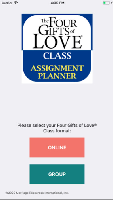 Emulate iPhone app Four Gifts of Love® Class using MyAndroid Emulate iPhone app Four Gifts of Love® Class using MyAndroid