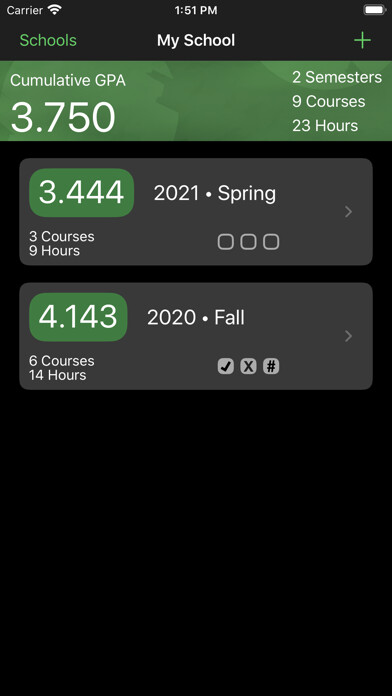Emulate iPhone app Fourpoint - A GPA Calculator using MyAndroid Emulate iPhone app Fourpoint - A GPA Calculator using MyAndroid