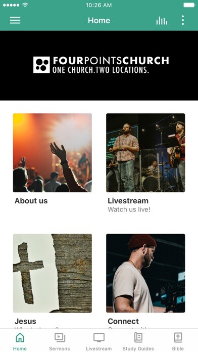 Emulate iPhone app Four Points Church using MyAndroid Emulate iPhone app Four Points Church using MyAndroid