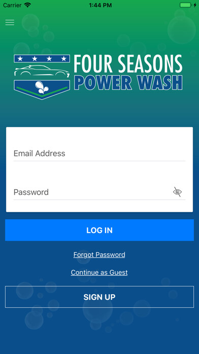 Emulate iPhone app Four Seasons Power Wash using MyAndroid Emulate iPhone app Four Seasons Power Wash using MyAndroid