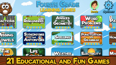 Run android online APK Fourth Grade Learning Games SE from MyAndroid or emulate Fourth Grade Learning Games SE using MyAndroid