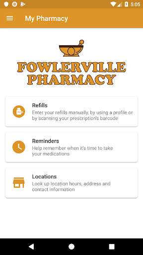 Emulate Android APK Fowlerville Pharmacy