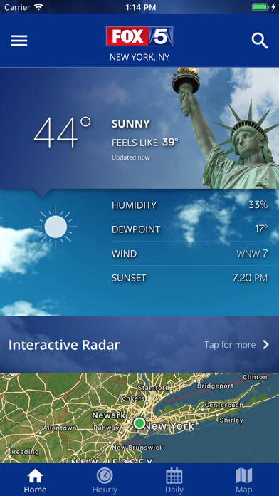 Run android online APK FOX 5 New York: Weather from MyAndroid or emulate FOX 5 New York: Weather using MyAndroid