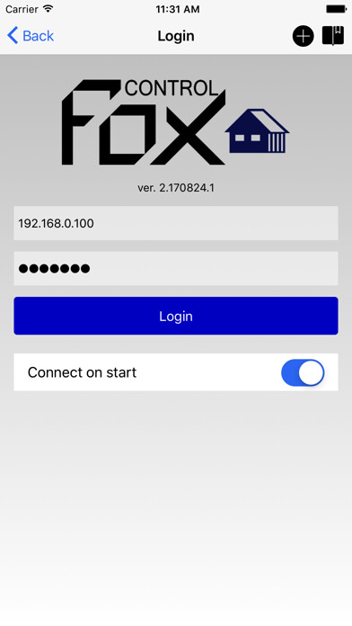 Emulate iPhone app FoxControl using MyAndroid Emulate iPhone app FoxControl using MyAndroid