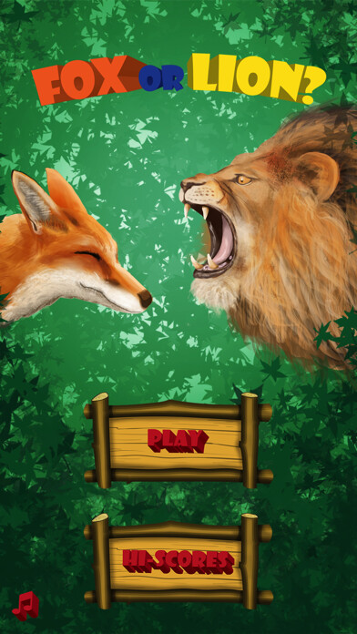 Emulate iPhone app Fox or Lion – test your brain. using MyAndroid Emulate iPhone app Fox or Lion – test your brain. using MyAndroid