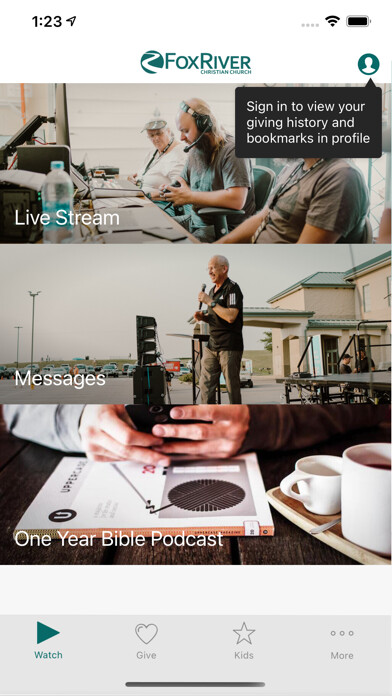 Emulate iPhone app Fox River Christian using MyAndroid Emulate iPhone app Fox River Christian using MyAndroid