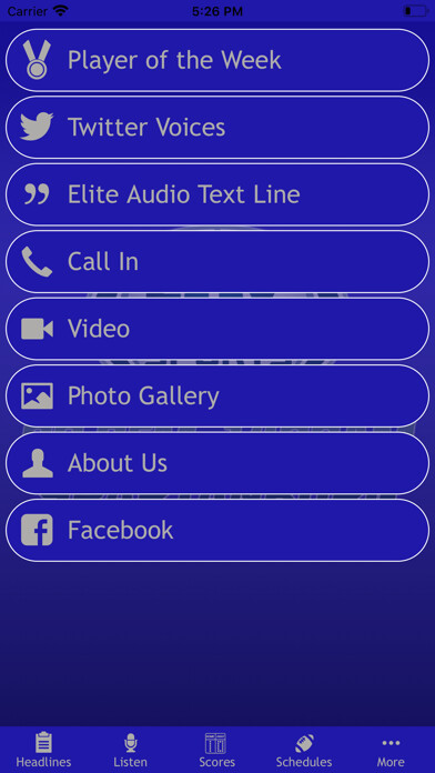 Emulate iPhone app Fox Sports 1400 using MyAndroid