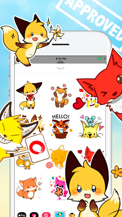 Emulate iPhone app Fox Stickers Collection using MyAndroid Emulate iPhone app Fox Stickers Collection using MyAndroid