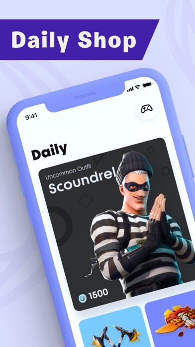 Emulate iPhone app Foyl: Fortnite Skins Item Shop using MyAndroid