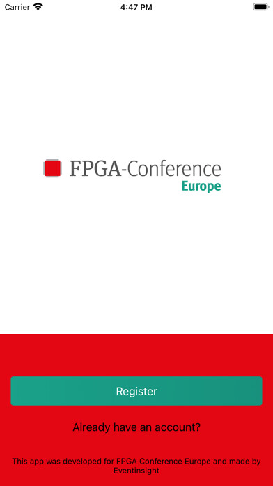 Emulate iPhone app FPGA-Conference Europe 2021 using MyAndroid