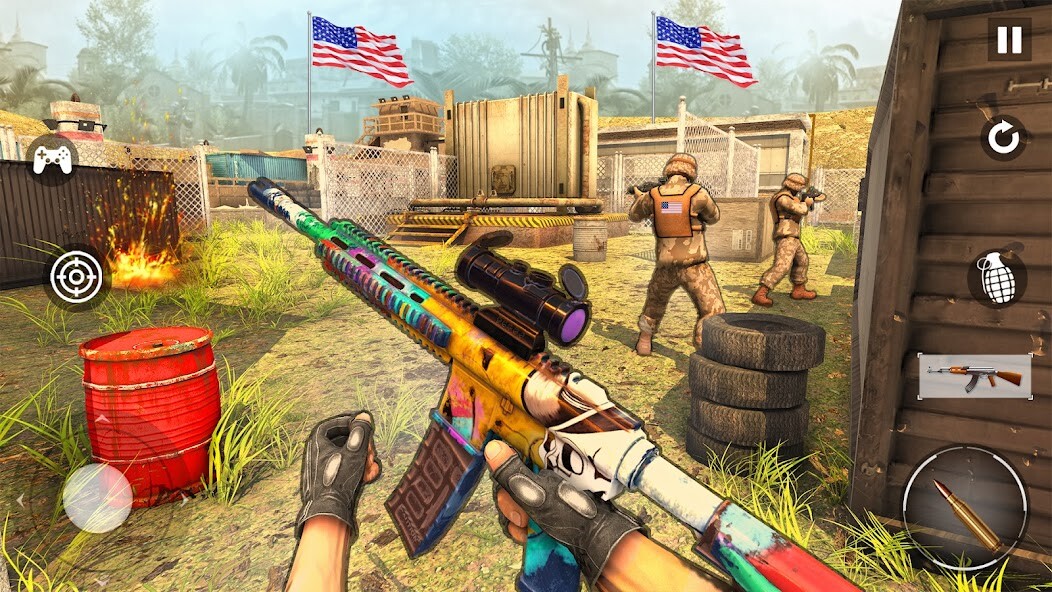 Run android online APK FPS Commando Shoot: GUN Games from MyAndroid or emulate FPS Commando Shoot: GUN Games using MyAndroid