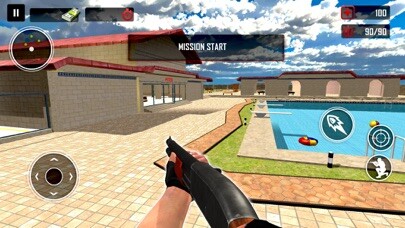 Emulate iPhone app FPS Counter Terrorist Shooting using MyAndroid