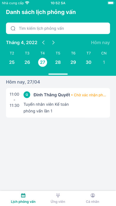 Emulate iPhone app FPT iVIEC Employer using MyAndroid Emulate iPhone app FPT iVIEC Employer using MyAndroid