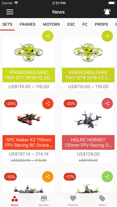 Emulate iPhone app FPV Drone Parts using MyAndroid Emulate iPhone app FPV Drone Parts using MyAndroid