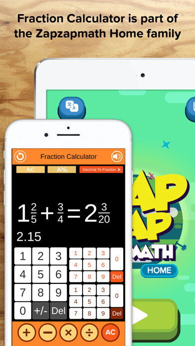 Emulate iPhone app Fraction Calculator + Decimals using MyAndroid Emulate iPhone app Fraction Calculator + Decimals using MyAndroid