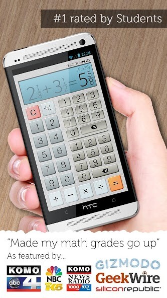 Emulate Android APK Fraction Calculator Plus