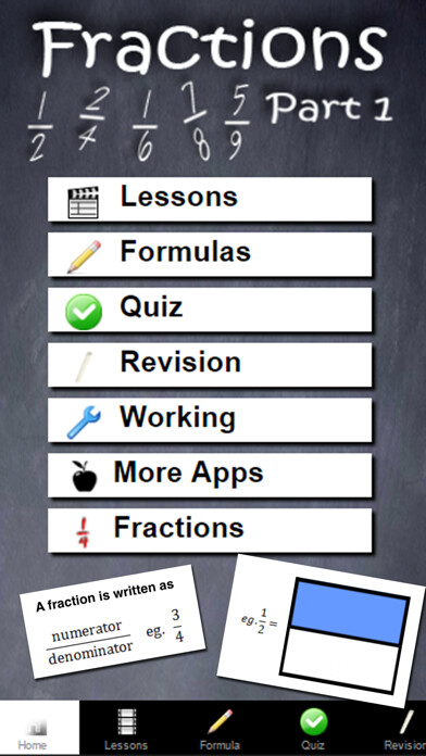 Emulate iPhone app Fractions Part 1,  Age 4, 5, 6 using MyAndroid
