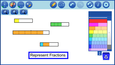Emulate iPhone app Fraction Strips by mathies using MyAndroid Emulate iPhone app Fraction Strips by mathies using MyAndroid