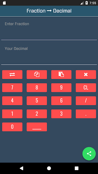 Run android online APK Fraction to Decimal Converter from MyAndroid or emulate Fraction to Decimal Converter using MyAndroid Run android online APK Fraction to Decimal Converter from MyAndroid or emulate Fraction to Decimal Converter using MyAndroid