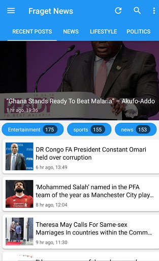 Run android online APK Fraget News - Ghana and Global News from MyAndroid or emulate Fraget News - Ghana and Global News using MyAndroid