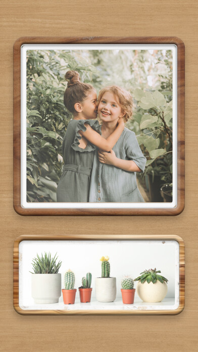 Emulate iPhone app Frame Widget - Photo Widgets using MyAndroid