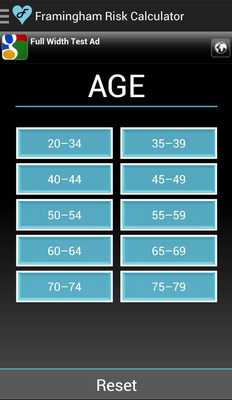 Emulate Android APK Framingham Risk Calculator Emulate Android APK Framingham Risk Calculator