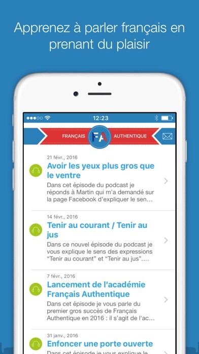 Emulate iPhone app Français Authentique using MyAndroid Emulate iPhone app Français Authentique using MyAndroid