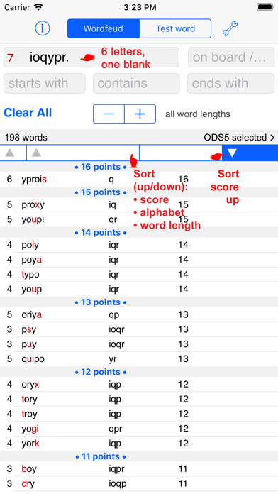 Emulate iPhone app Français Words Finder/WF using MyAndroid Emulate iPhone app Français Words Finder/WF using MyAndroid