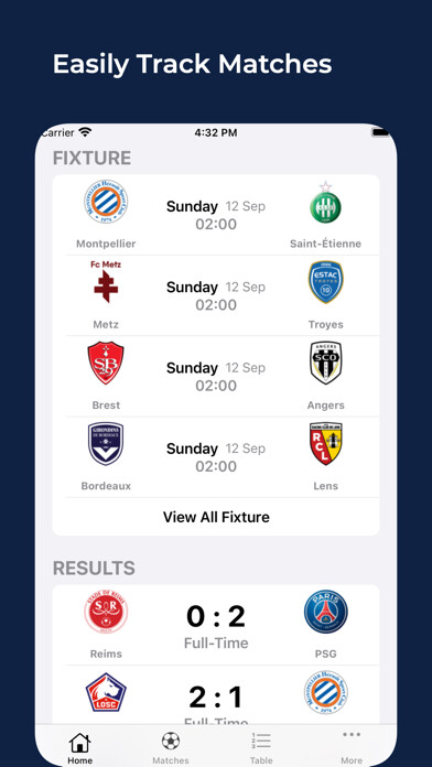 Emulate iPhone app France Football League Matches using MyAndroid Emulate iPhone app France Football League Matches using MyAndroid