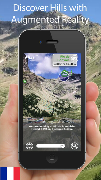 Emulate iPhone app FRANCE Hills AR using MyAndroid