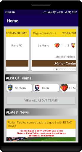 Run android online APK France Ligue 2 Live Score, Fixtures, Stats & News from MyAndroid or emulate France Ligue 2 Live Score, Fixtures, Stats & News using MyAndroid Run android online APK France Ligue 2 Live Score, Fixtures, Stats & News from MyAndroid or emulate France Ligue 2 Live Score, Fixtures, Stats & News using MyAndroid