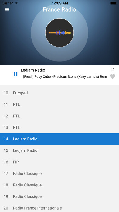 Emulate iPhone app France Radio Station:French FM using MyAndroid Emulate iPhone app France Radio Station:French FM using MyAndroid