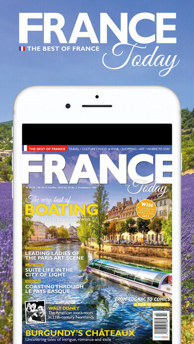 Emulate iPhone app France Today Magazine using MyAndroid