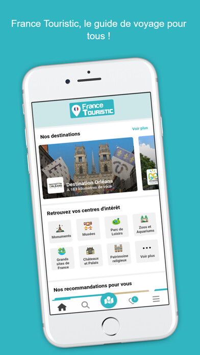 Emulate iPhone app France Touristic using MyAndroid