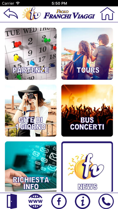 Emulate iPhone app Franchi Viaggi using MyAndroid Emulate iPhone app Franchi Viaggi using MyAndroid