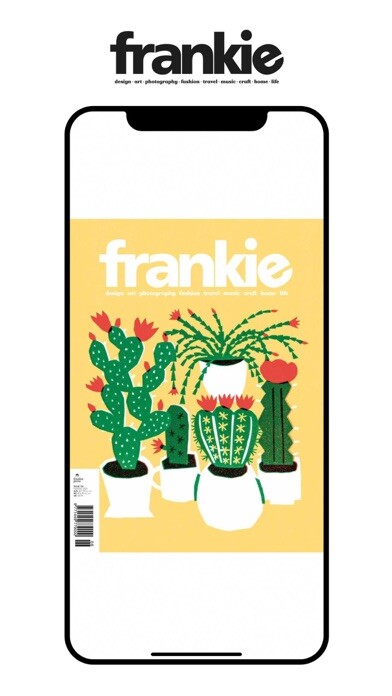 Emulate iPhone app Frankie Magazine using MyAndroid