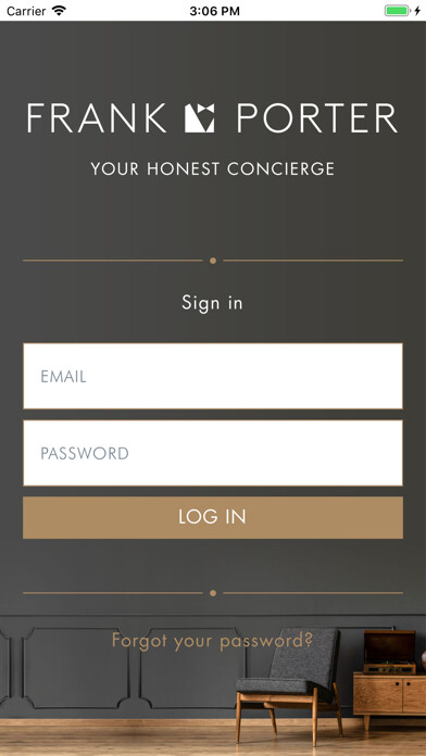 Emulate iPhone app Frank Porter Portal using MyAndroid